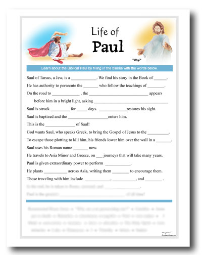 "Life of Paul" instant download Bible game