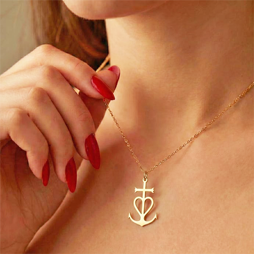 camargue cross necklace