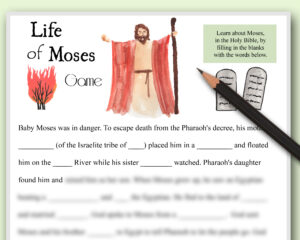 instant download Bible game "Life of Moses"