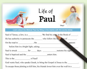 Bible Game Instant Download "Life of Paul"