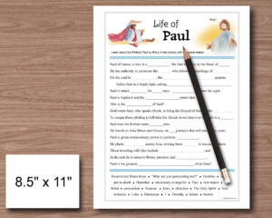 Bible Game Instant Download "Life of Paul"