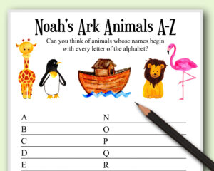 instant download Bible game "Noah's Ark"